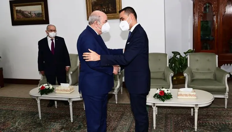 الرئيس عبد المجيد تبون يستقبل وزير الخارجية الإيطالي لويجي دي مايو