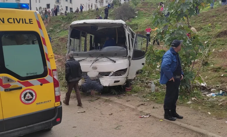 22 ضحية في حادث إنقلاب حافلة لنقل المسافرين بولاية عنابة