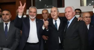 إسماعيل هنية مبادرة الجزائر إيجابية وشاملة