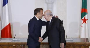 ماكرون يهاتف الرئيس الجزائري عبد المجيد تبون