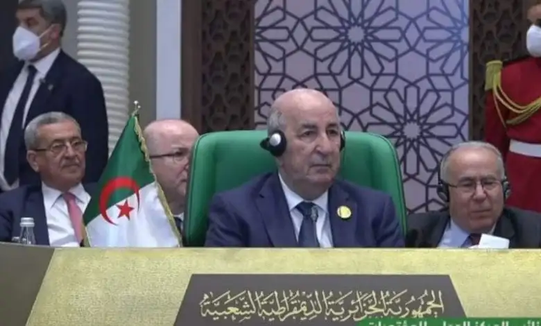 القمة العربية بالجزائر الرئيس عبد المجيد تبون يجلد الاحتلال الصهيوني ويحذر