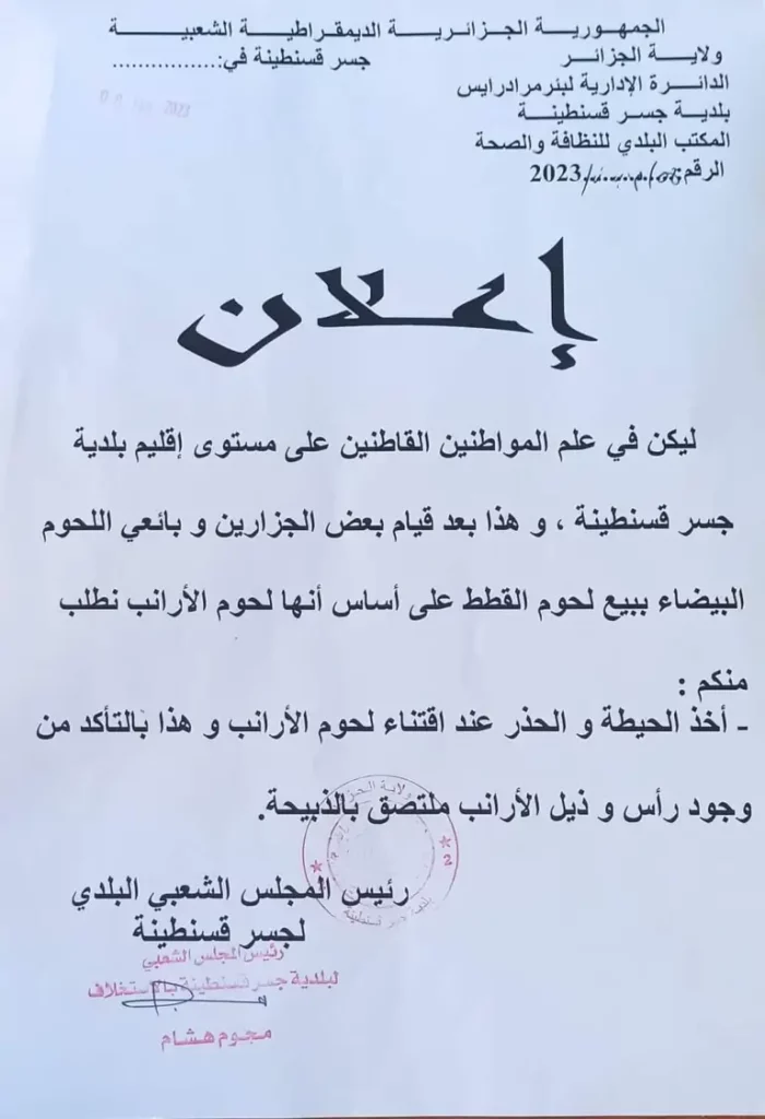 بيع لحم القطط في بالجزائر العاصمة والبلدية تحذر