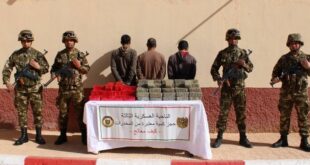 ضبط 8 قناطير من المخدرات المعالجة عبر الحدود مع المغرب