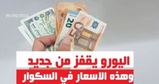 تحركات طفيفة في سعر الدولار واليورو مقابل الدينار الجزائري