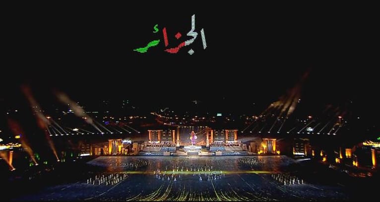 افتتاح الألعاب العربية في الجزائر تكريم للاستقلال وعرض مبهر