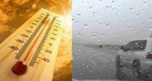 تسجيل أمطار رعدية وارتفاع قياسي في درجات الحرارة في ولايات محددة