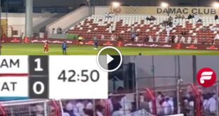 أجمل لقطات عام 2023 جماهير الفتح وضمك تترك المدرجات لأداء الصلاة