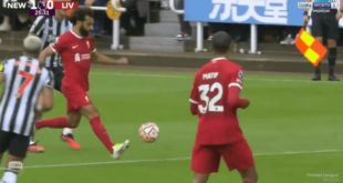 محمد صلاح يقود ليفربول لفوز قاتل 2-1 على نيوكاسل يونايتد في الدوري الإنجليزي