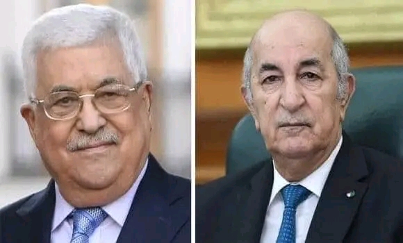 رئيس الجزائر يجدد التضامن مع الفلسطينيين ويشدد على ضرورة إقامة دولة فلسطينية مستقلة