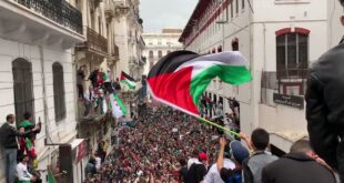 مسيرات حاشدة في الجزائر تنديدًا بالتهجير ودعمًا للشعب الفلسطيني