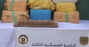 ضبط أكثر من 14 قنطارًا من المخدرات المهربة عبر الحدود المغربية