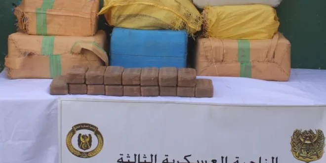 ضبط أكثر من 14 قنطارًا من المخدرات المهربة عبر الحدود المغربية