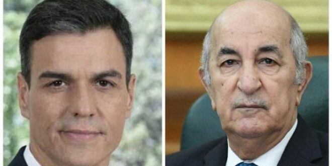 تبون يمنع سانشيز من دخول الجزائر بسبب خلافات دبلوماسية