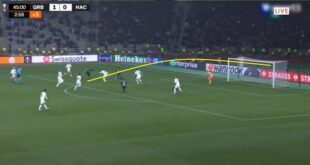 فيديو ياسين بن زية يسجل هدف أسطوري في الدوري الأوروبي منذ قليل