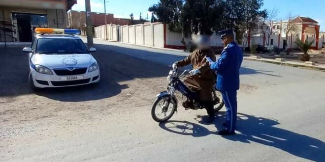حملة تحسيسية في الجلفة بحد الصحاري للتوعية بسلامة سائقي الدراجات النارية