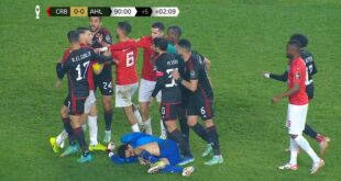 فيديو مشادة مثيرة بين لاعبي الأهلي المصري وشباب بلوزداد الجزائري تثير الجدل
