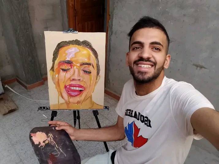 الفنان الجزائري بشوطي علي رحلة مميزة من الرسم الهواية إلى الفن المحترف