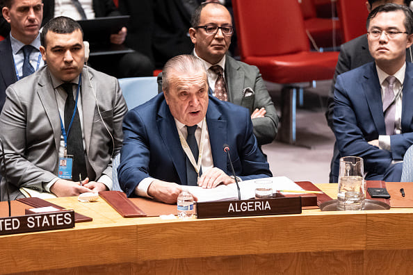 قرار مجلس الأمن بوقف إطلاق النار في غزة كلمة قوية لممثل الجزائر في الأمم المتحدة