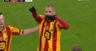 سليماني يسجل هدفاً مهماً مع فريقه ميشلين في الدوري البلجيكي