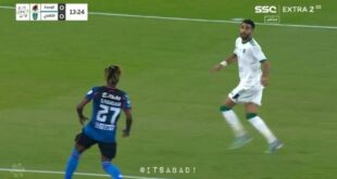 فيديو محرز يبرز بتقنية جديدة في عالم كرة القدم والمحمدي ينقذ الوضع
