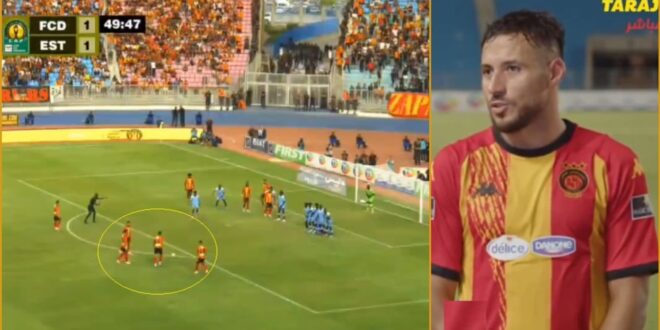 بلايلي يتألق بتسجيل هدف رائع ويقدم تمريرة حاسمة مع الترجي في دوري أبطال إفريقيا