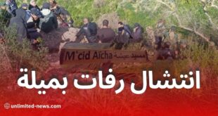 انتشال رفات 3 شهداء من مغارة تاريخية بجبل مسيد عيشة في بلدية حمالة ولاية ميلة
