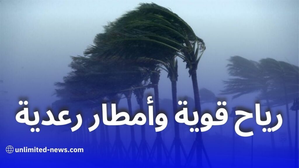 أمطار رعدية ورياح قوية تمس عدّة ولايات جزائرية اليوم الأحد