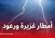 تنبيه من الأرصاد الجوية: أمطار رعدية ورياح قوية تمس عدة ولايات اليوم