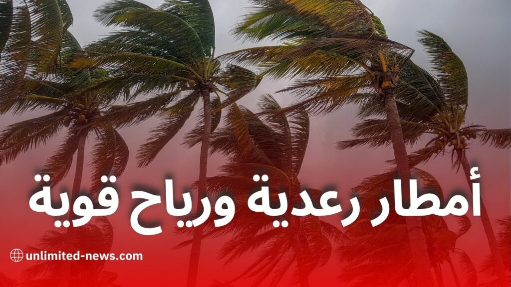 أمطار رعدية ورياح قوية مع تطاير للرمال على عدة ولايات اليوم الأحد