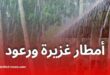 تنبيه من الديوان الوطني للأرصاد الجوية: أمطار رعدية في عدة ولايات يوم الاثنين