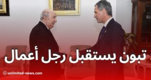 رئيس الجمهورية يستقبل رجل أعمال مقرب من ماكرون