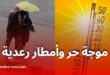 نشرية خاصة: موجة حر وأمطار رعدية غزيرة تمس عدة ولايات اليوم