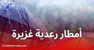 أمطار رعدية غزيرة ورياح قوية تمس هذه الولايات يوم السبت