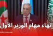 إنهاء مهام الوزير الأول نذير العرباوي