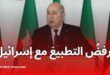 تبون: الجزائر مستعدة لدعم لبنان وترفض التطبيع مع إسرائيل
