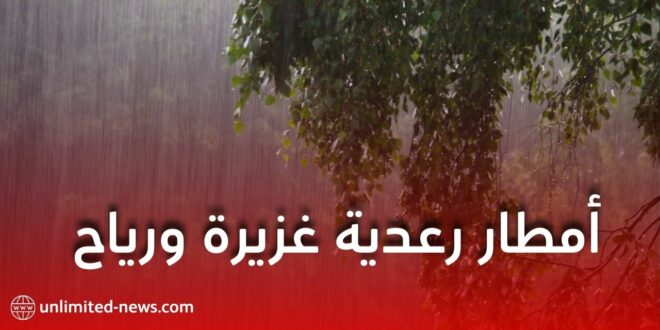 نشرة خاصة: أمطار رعدية غزيرة ورياح قوية تطال عدة ولايات اليوم