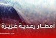 أمطار رعدية غزيرة يوم الغد السبت