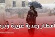 أمطار رعدية غزيرة وبرد بعدة ولايات