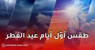 توقعات الطقس لأول أيام عيد الفطر 2026 في الجزائر