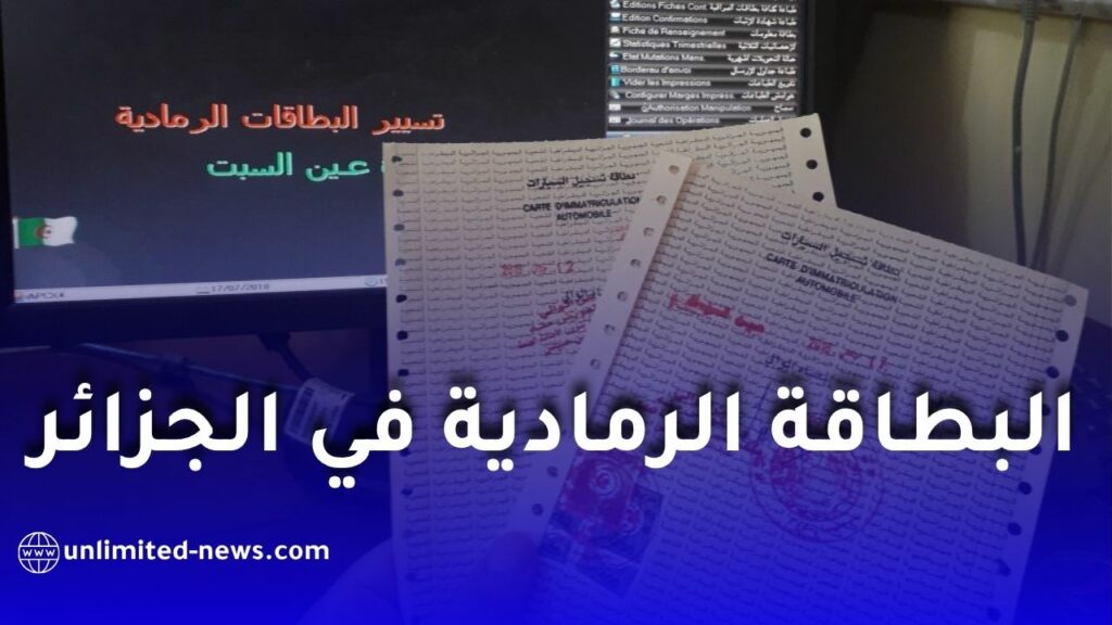 البطاقة الرمادية في الجزائر: توضيحات جديدة بخصوص بيع وشراء السيارات والمنصة الرقمية الجديدة