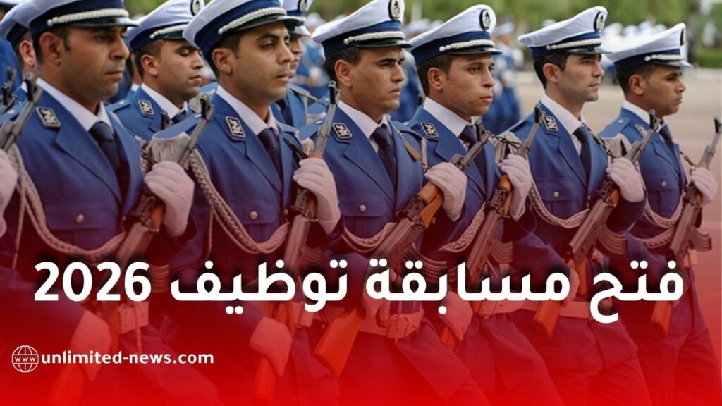 المديرية العامة للأمن الوطني تفتح مسابقة توظيف 2026 في مختلف الرتب والتخصصات