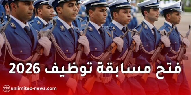 المديرية العامة للأمن الوطني تفتح مسابقة توظيف 2026 في مختلف الرتب والتخصصات
