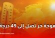 موجة حر تصل إلى 49 درجة ورياح قوية وزوابع رملية تضرب عدة ولايات