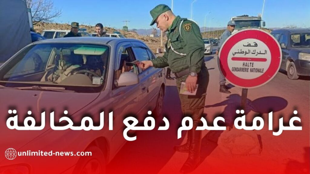 غرامة عدم دفع المخالفة في الجزائر.. الدرك الوطني يوضح آجال استرجاع رخصة السياقة